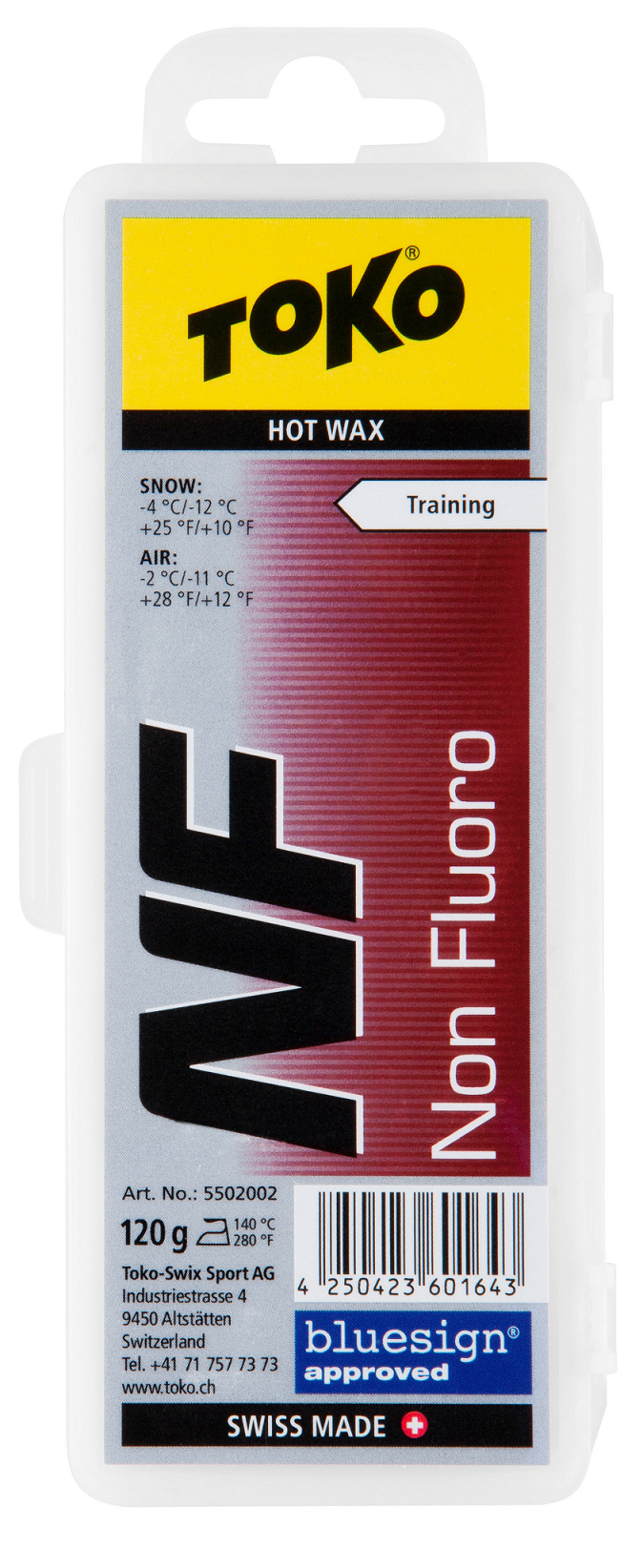 Toko NF Hot Wax red Training 120g Ski Snowboard Langlauf Wintersport