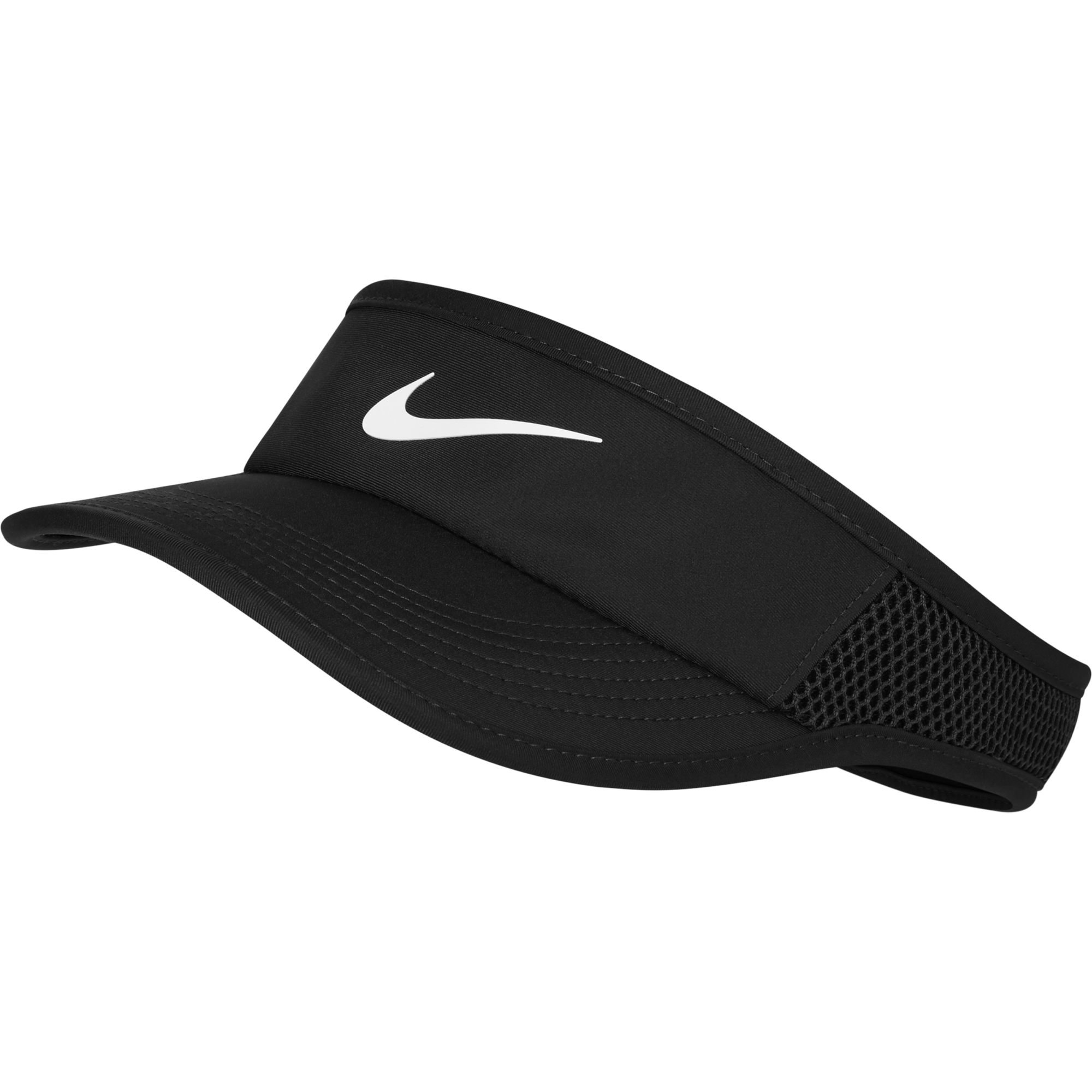 Nike Court AeroBill Featherlight Tennis Visor Damen Schirmmütze Schwarz
