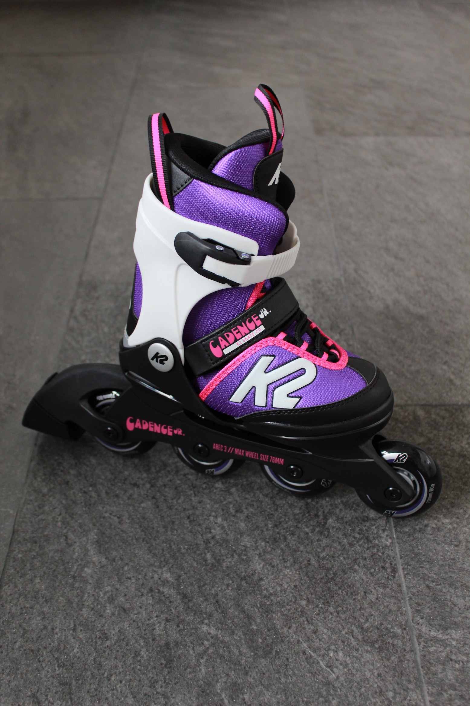 K2 Cadence Jr Girl Inliner Skates Kinder größenverstellbar Inlineskates