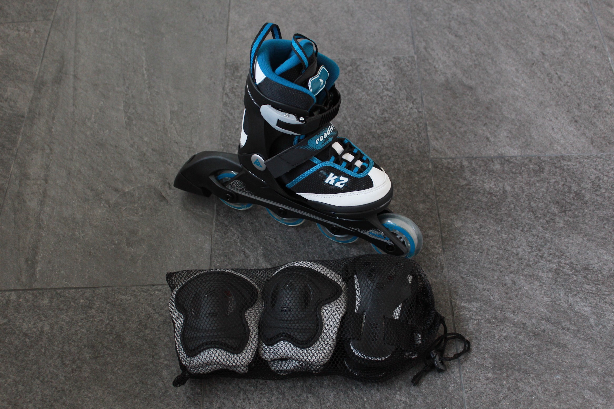 K2 Roadie Jr. Pack Boy's Inliner Skates Kinder größenverstellbar mit