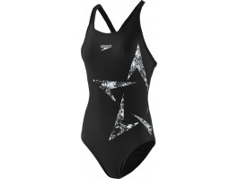 Speedo Boomstar Placement Racerback Badeanzug Damen