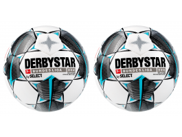 2x Derbystar Bundesliga Brillant APS 2019/20 Offizieller Spielball Größe 5