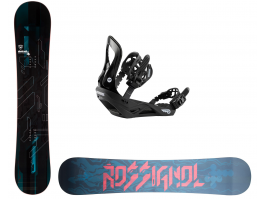 Rossignol District Black Snowboard Set inkl. Bindung