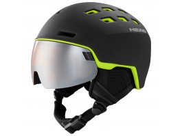 Head Radar black/lime Ski&Snowboardhelm 20/21