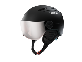 Head MOJO VISOR JUNIOR KINDERSKIHELM MIT VISIER Black