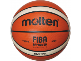 Molten Indoor Basketball GG7X Premium Synthetik-Leder FIBA Wettspielball Größe 7