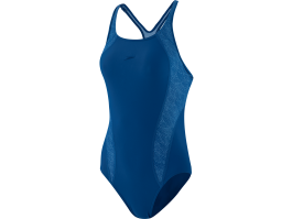 Speedo Dot Panel Laneback Swimsuit Badeanzug Damen