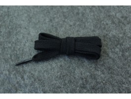 Schnürsenkel Schwarz flach 9mm