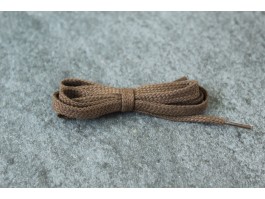 Schnürsenkel braun flach 6mm