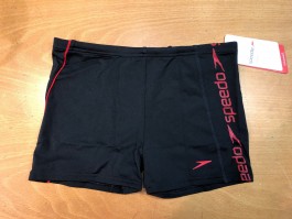 Speedo Badehose Jungen Kinder schwarz/rot