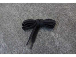 Schnürsenkel schwarz flach 7mm