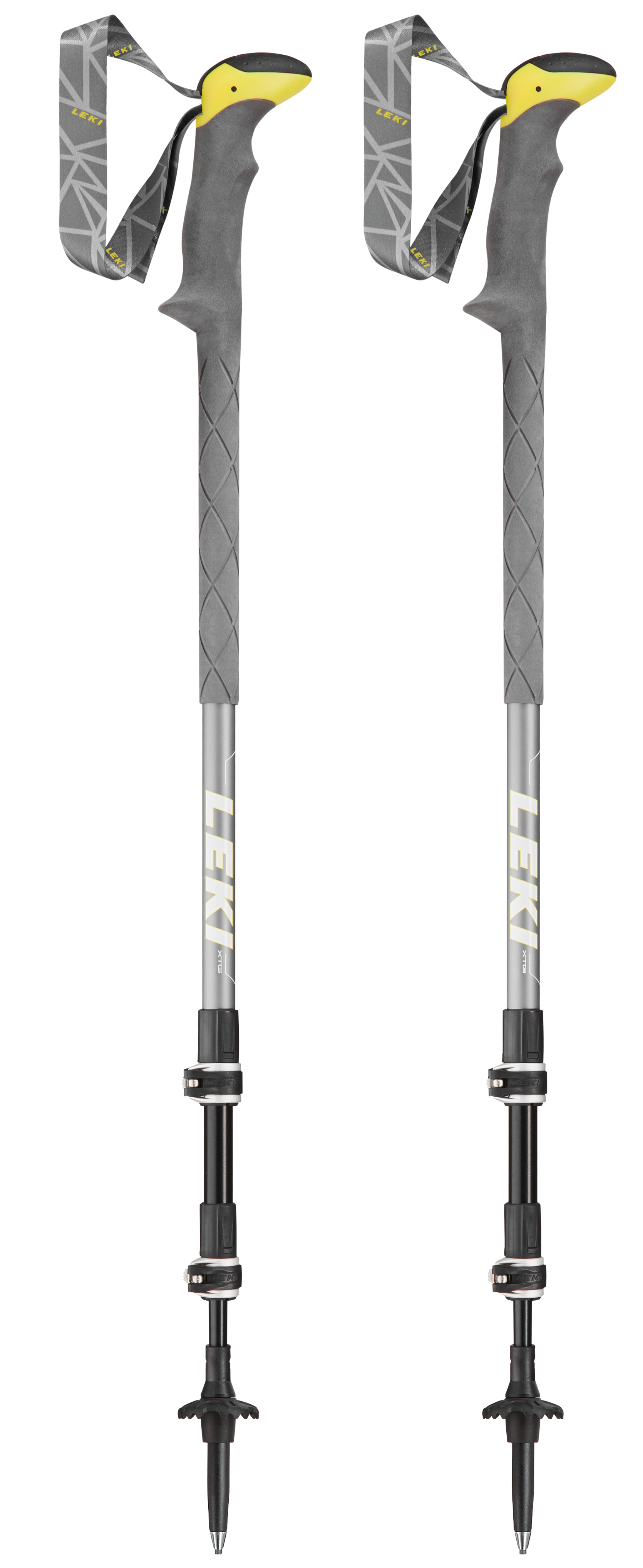 LEKI Sherpa Lite Trekking Poles – Aluminum 3-Section Adjustable Hiking Poles, 510g Per Pair