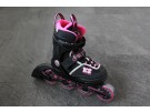 K2 Roadie Jr. Pack Girl's Inliner Skates Kinder größenverstellbar mit Schützerset Inlineskates