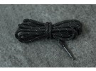 Schnürsenkel Trekking Schwarz/Silber rund 4mm