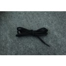 Schnürsenkel Schwarz rund 3mm