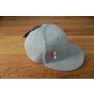 Poederbaas Snapback Schildmütze mit Emblem - grau Caps