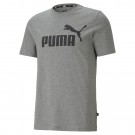 Puma ESS Logo Tee T-Shirt Herren medium gray heather