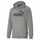 Puma ESS Big Logo Hoodie Kapuzenpullover Herren medium gray heather