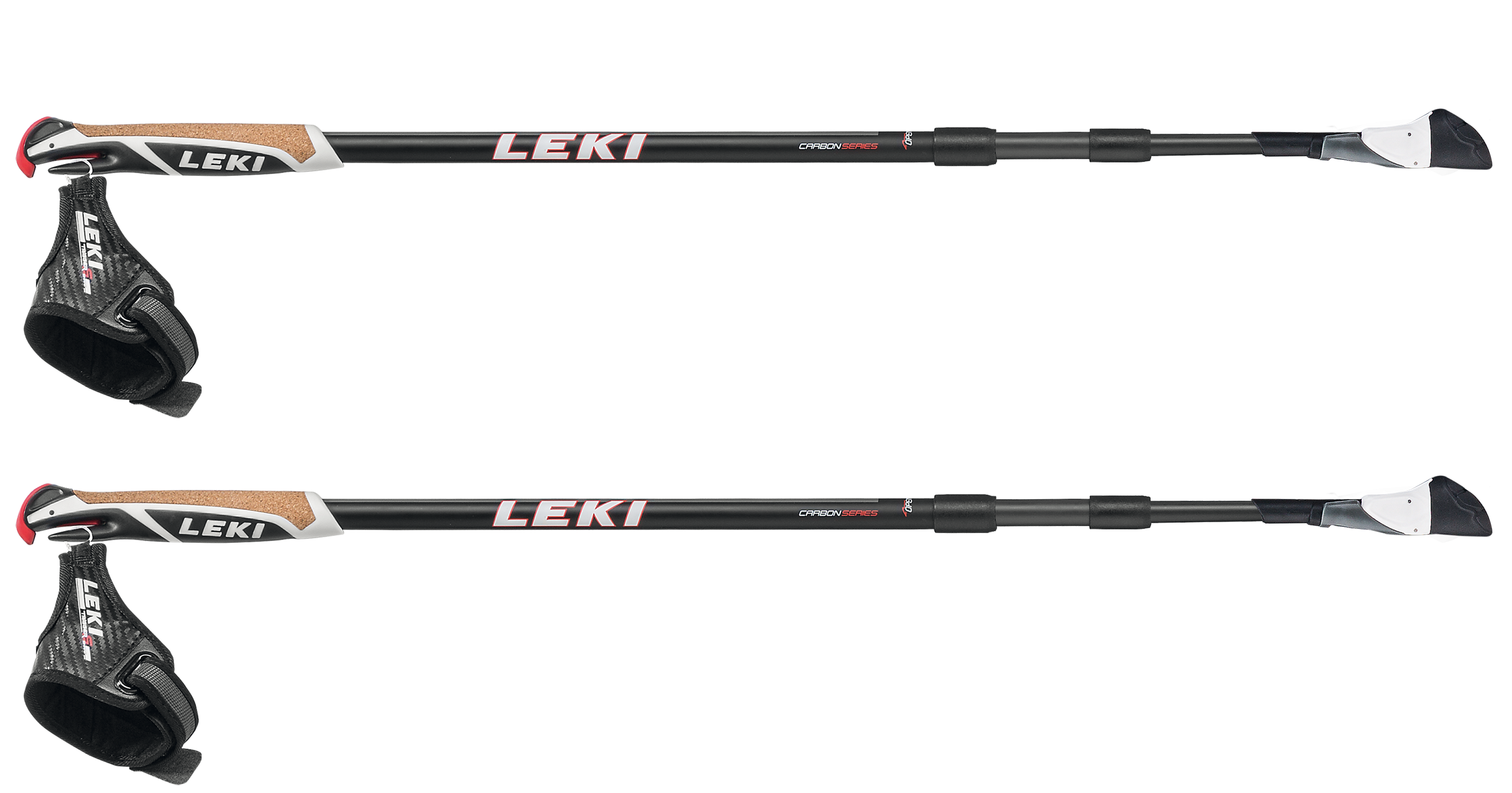 LEKI Smart Tip Pad Lot De 2 Tampons En Caoutchouc Noir Pour Bâtons De Marche Nordique
