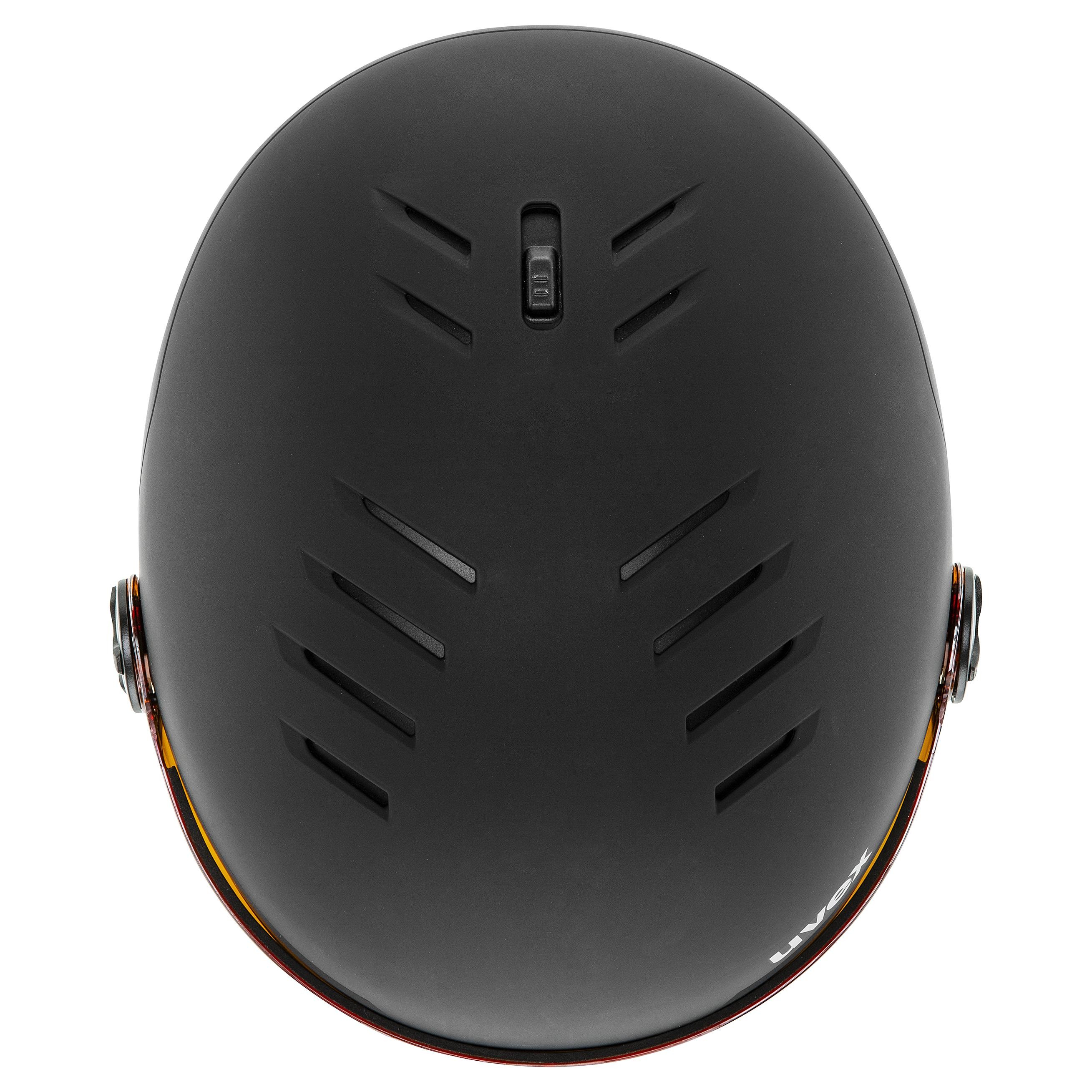TITAN VISOR SKIHELM - MAT ZWART - TRANS ® LENS